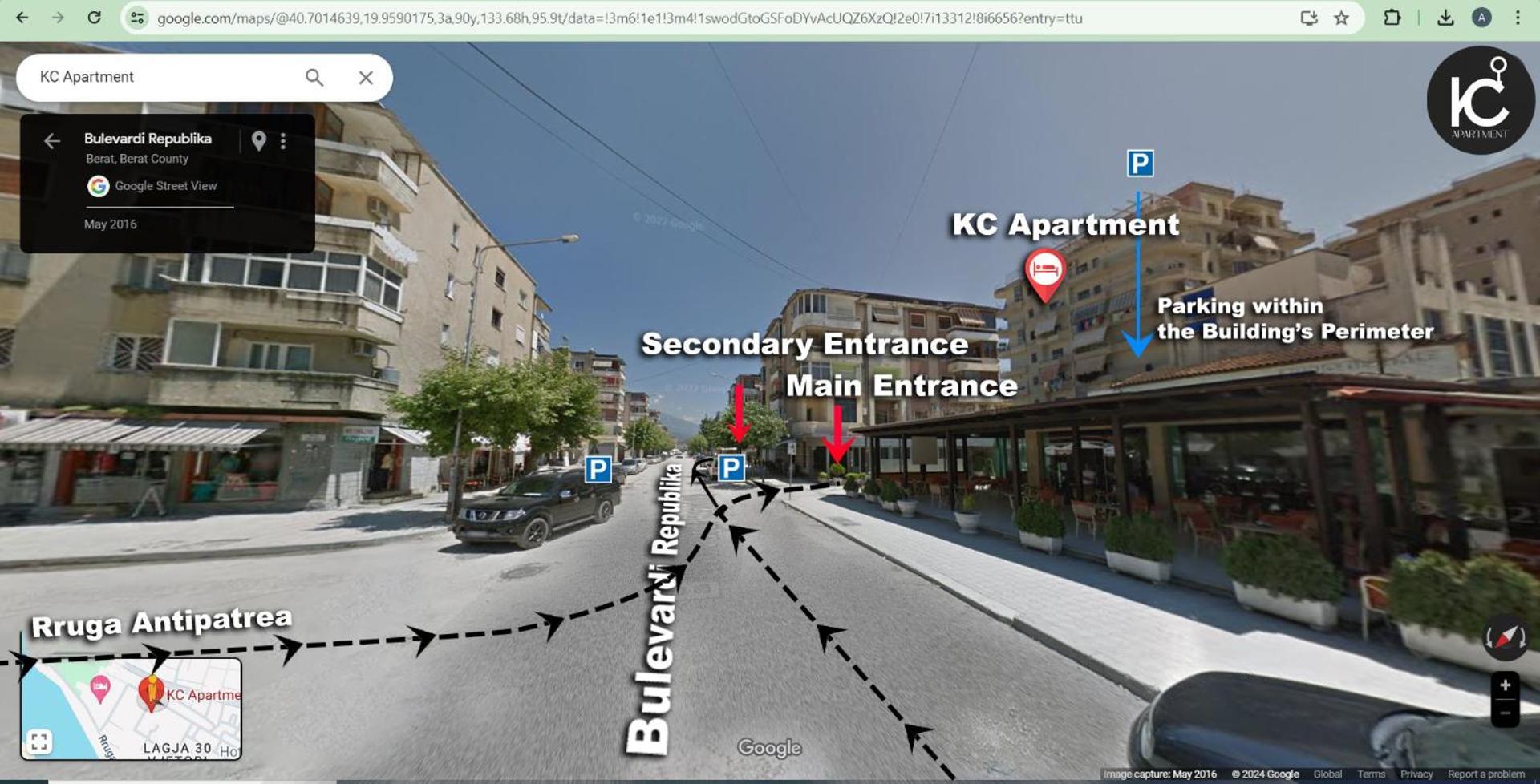 Kc Apartment Берат Екстериор снимка
